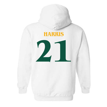 William & Mary - NCAA Men's Soccer : Beckham Harris - Replica Shersey Hooded Sweatshirt-1