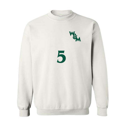 William & Mary - NCAA Men's Soccer : Noah Hiort-Wright - Replica Shersey Crewneck Sweatshirt-0