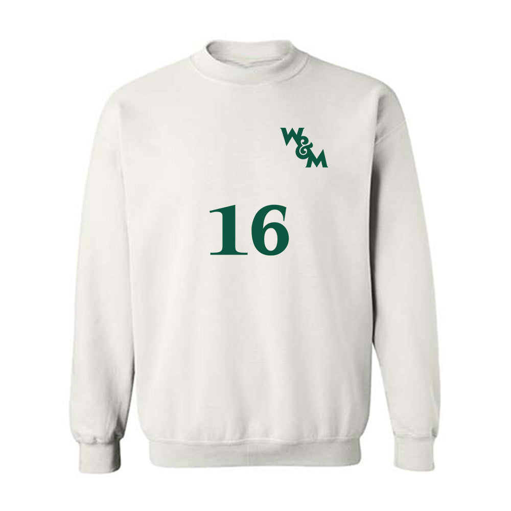 William & Mary - NCAA Men's Soccer : Evan Rabush - Replica Shersey Crewneck Sweatshirt-0