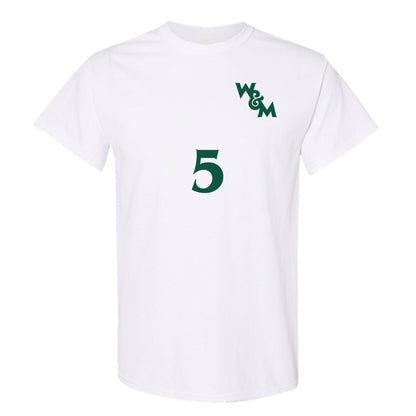 William & Mary - NCAA Men's Soccer : Noah Hiort-Wright - Replica Shersey T-Shirt-0