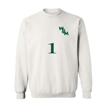 William & Mary - NCAA Men's Soccer : Diego Garciarena - Replica Shersey Crewneck Sweatshirt-0