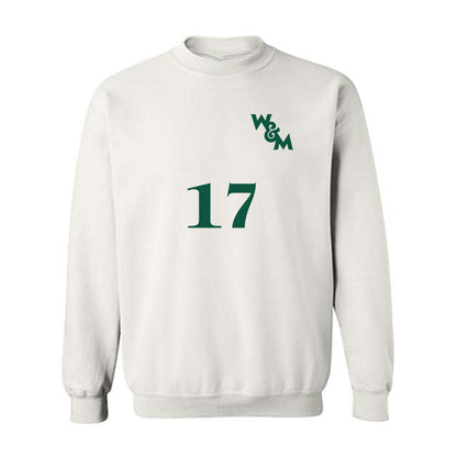 William & Mary - NCAA Men's Soccer : Damen Burney - Replica Shersey Crewneck Sweatshirt-0