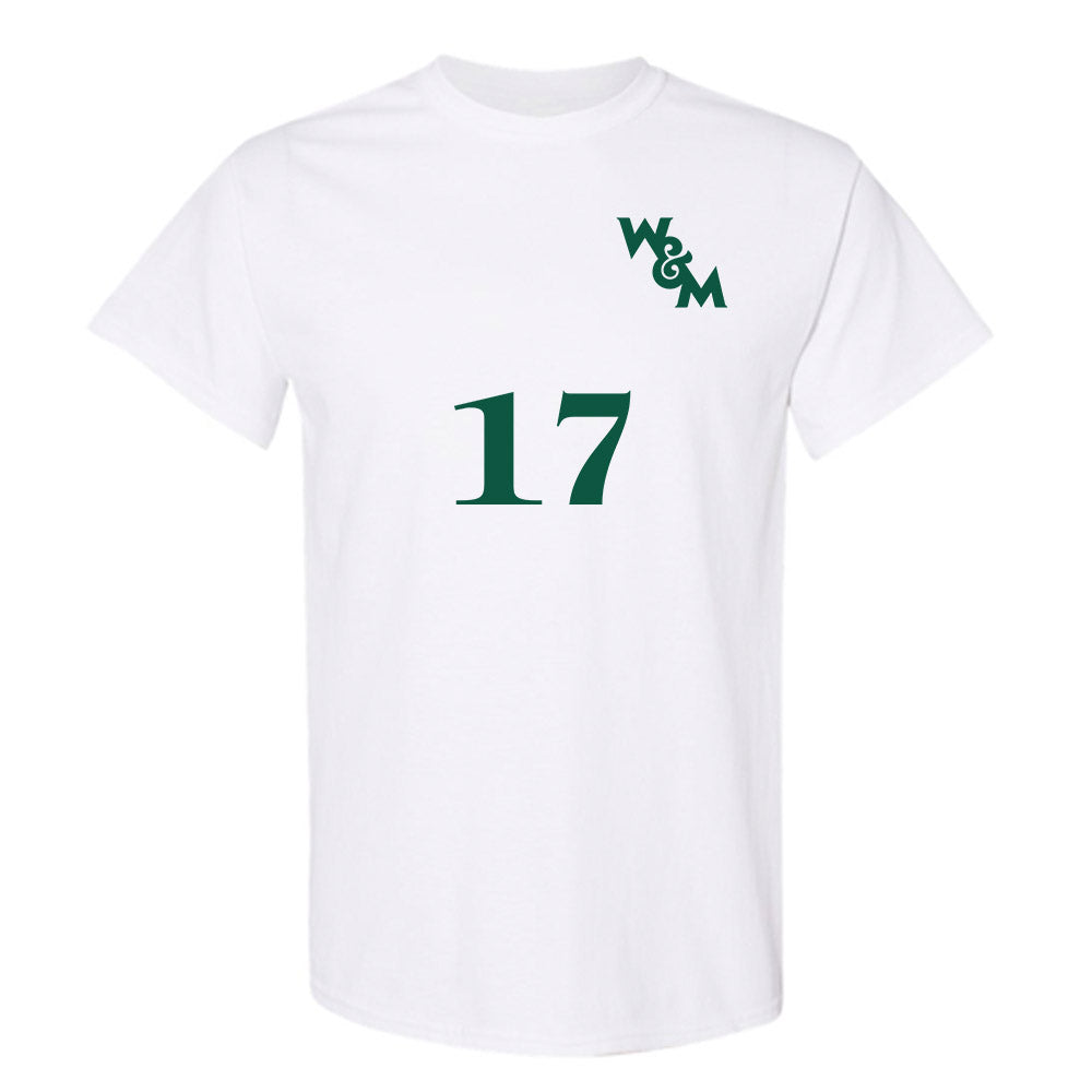 William & Mary - NCAA Men's Soccer : Damen Burney - Replica Shersey T-Shirt-0