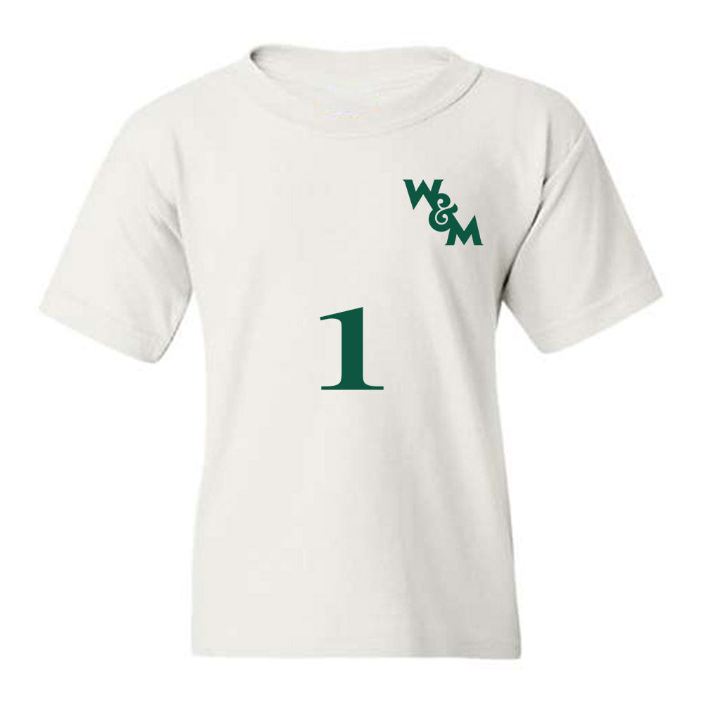 William & Mary - NCAA Men's Soccer : Diego Garciarena - Replica Shersey Youth T-Shirt-0