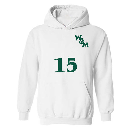 William & Mary - NCAA Men's Soccer : Sullivan Lane - Replica Shersey Hooded Sweatshirt-0