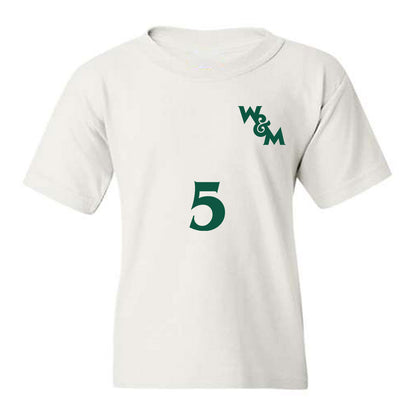 William & Mary - NCAA Men's Soccer : Noah Hiort-Wright - Replica Shersey Youth T-Shirt-0