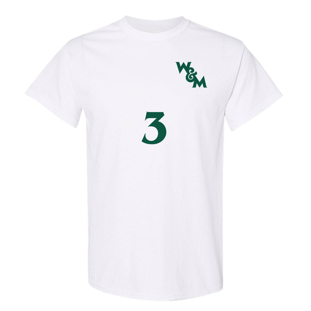 William & Mary - NCAA Men's Soccer : Damen Burney - Replica Shersey T-Shirt-0