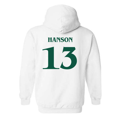 William & Mary - NCAA Women's Soccer : Ava Hanson - Replica Shersey Hooded Sweatshirt-1