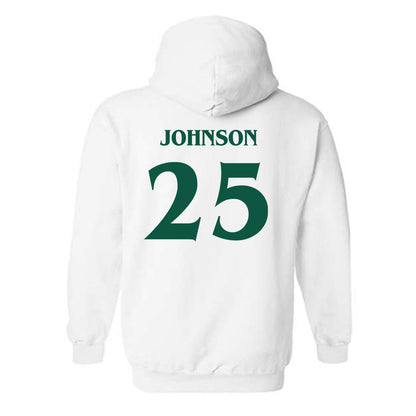 William & Mary - NCAA Women's Soccer : Claire Johnson - Replica Shersey Hooded Sweatshirt-1