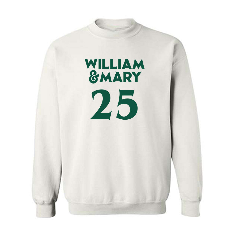 William & Mary - NCAA Women's Soccer : Claire Johnson - Replica Shersey Crewneck Sweatshirt-0