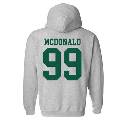 William & Mary - NCAA Football : Nathaniel McDonald - Classic Shersey Hooded Sweatshirt-1