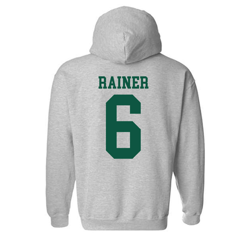 William & Mary - NCAA Football : Elijah Rainer - Classic Shersey Hooded Sweatshirt-1