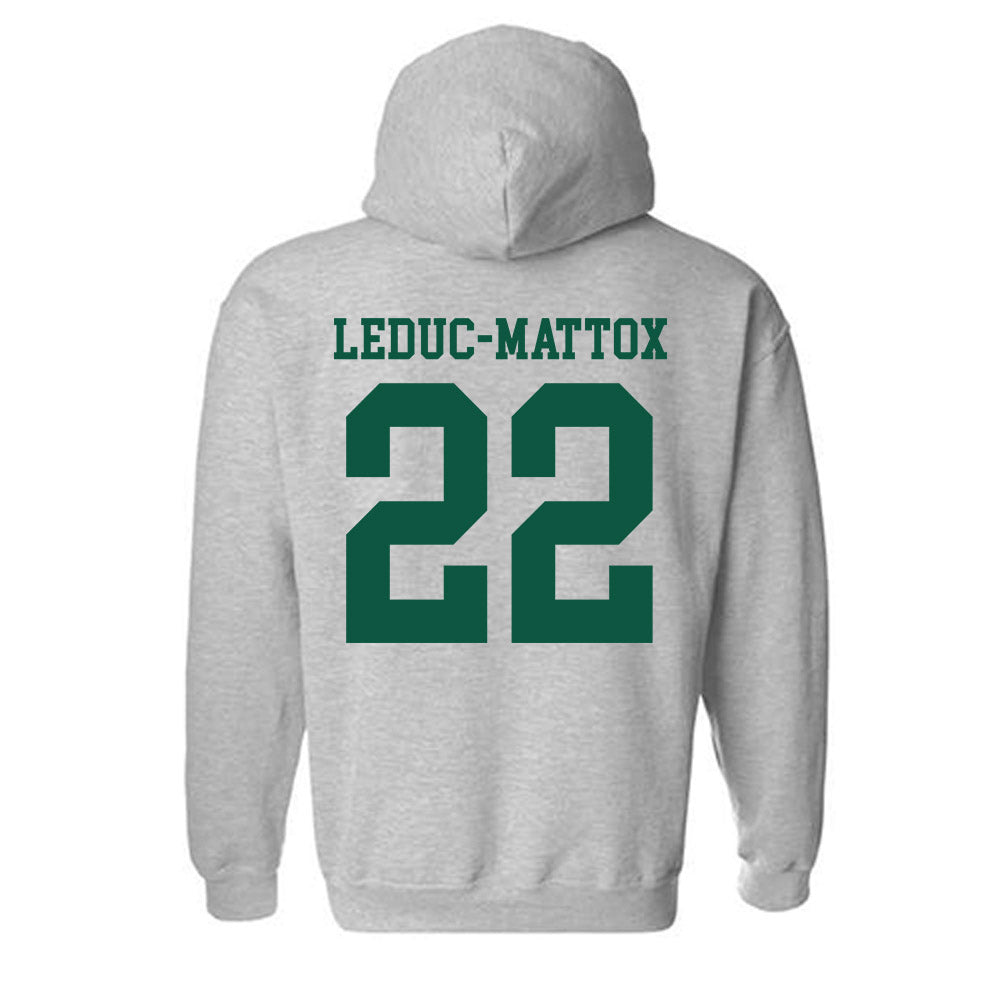 William & Mary - NCAA Football : Branson Leduc-Mattox - Classic Shersey Hooded Sweatshirt-1