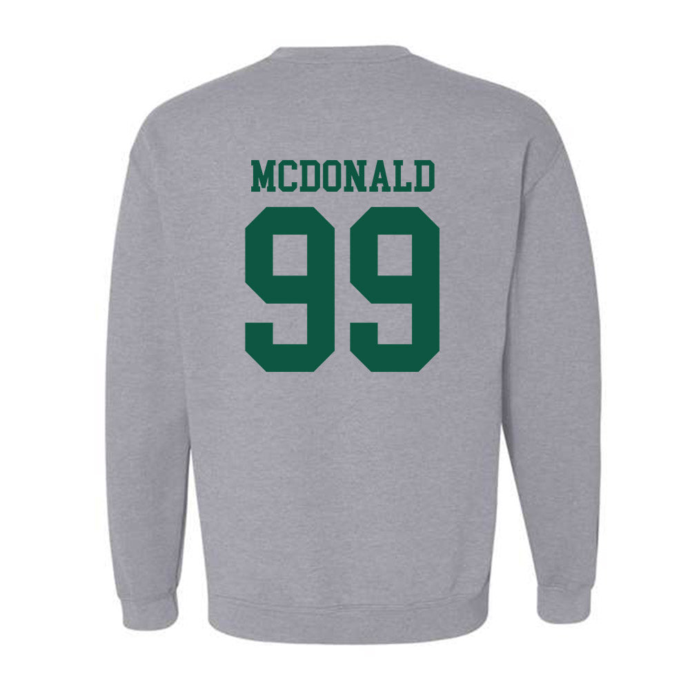 William & Mary - NCAA Football : Nathaniel McDonald - Classic Shersey Crewneck Sweatshirt-1