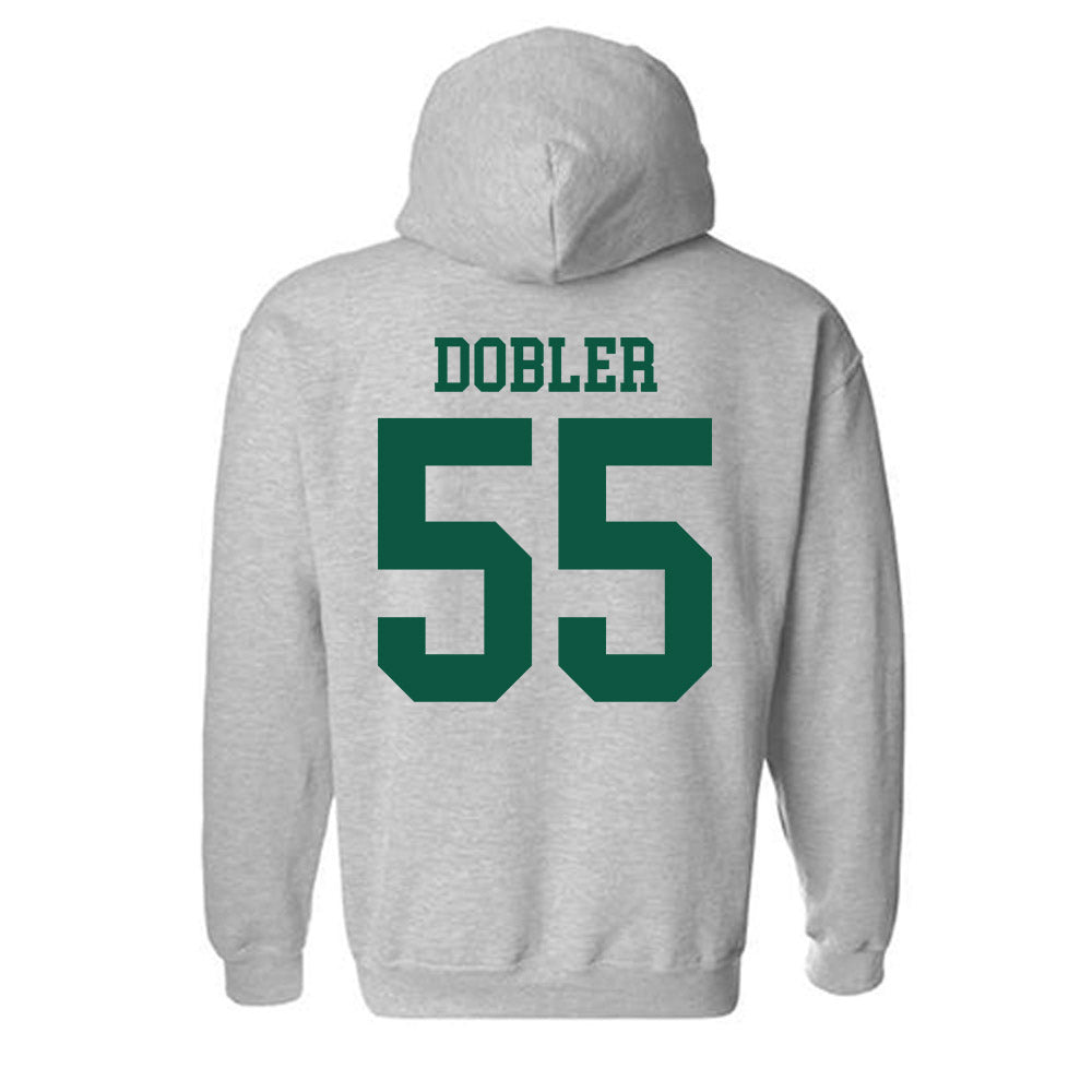 William & Mary - NCAA Football : Clayton Dobler - Classic Shersey Hooded Sweatshirt-1