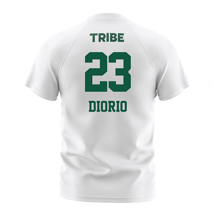 William & Mary - NCAA Men's Soccer : Michael DiOrio - White Soccer Jersey-1