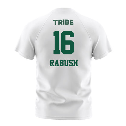 William & Mary - NCAA Men's Soccer : Evan Rabush - White Soccer Jersey-1