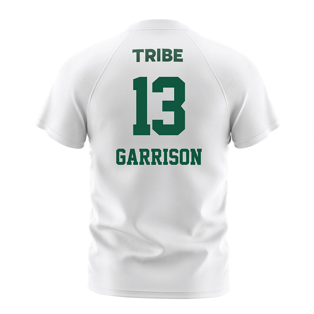 William & Mary - NCAA Men's Soccer : Alexander Garrison - White Soccer Jersey-1