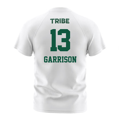William & Mary - NCAA Men's Soccer : Alexander Garrison - White Soccer Jersey-1