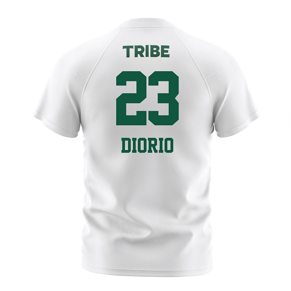 William & Mary - NCAA Men's Soccer : Michael DiOrio - White Soccer Jersey-1