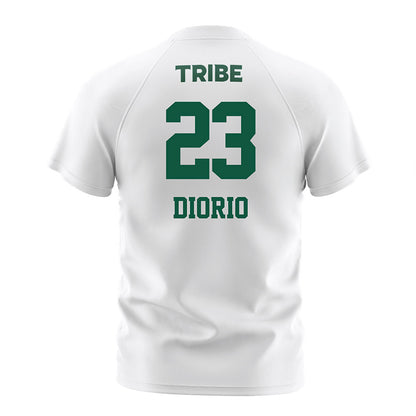 William & Mary - NCAA Men's Soccer : Michael DiOrio - White Soccer Jersey-1