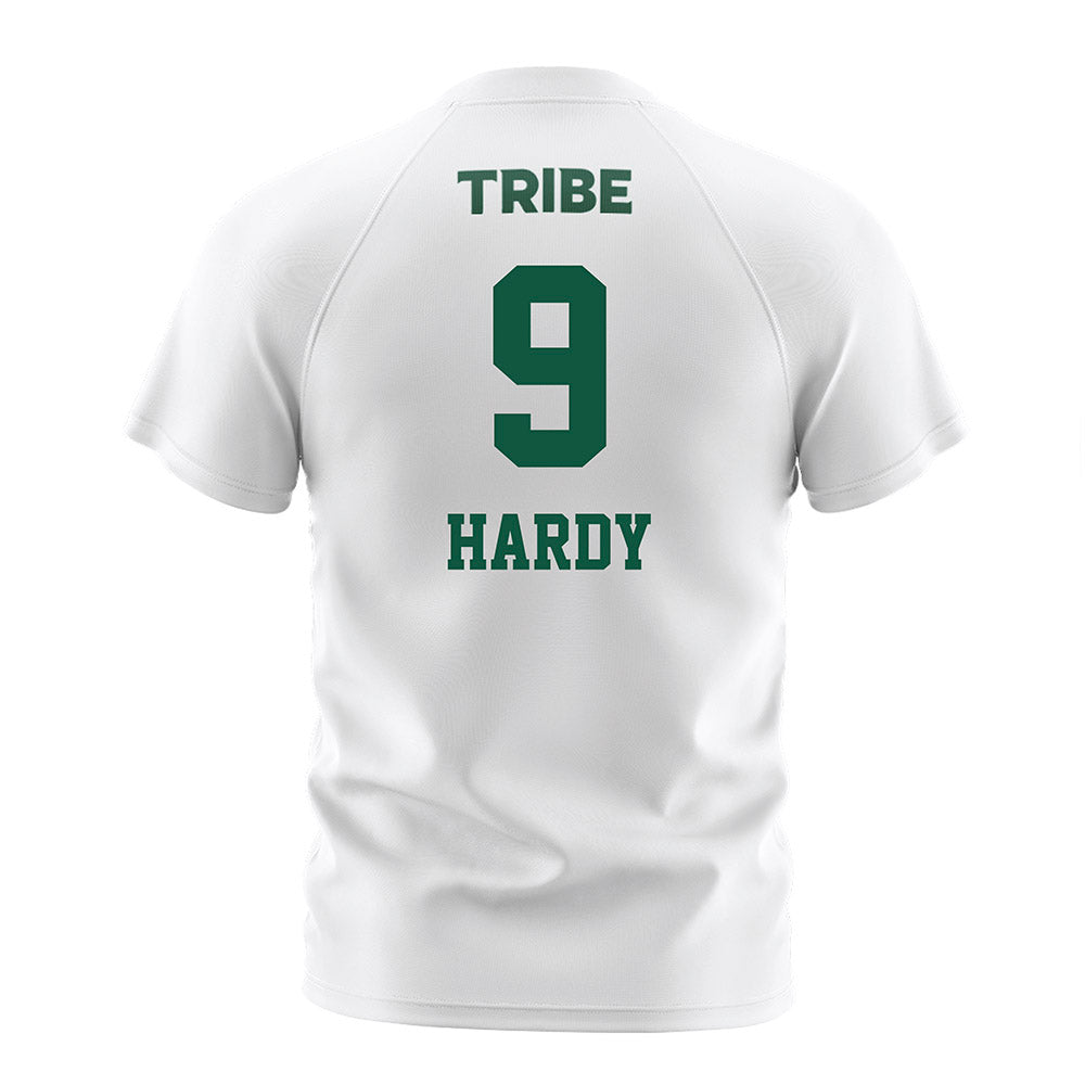 William & Mary - NCAA Men's Soccer : Brogan Hardy - White Soccer Jersey-1