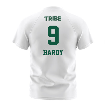 William & Mary - NCAA Men's Soccer : Brogan Hardy - White Soccer Jersey-1