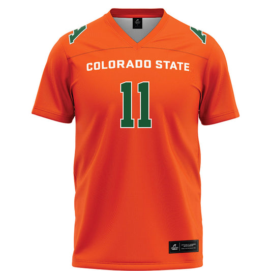 Colorado State - NCAA Football : Durell Robinson - Orange Football Jersey-0