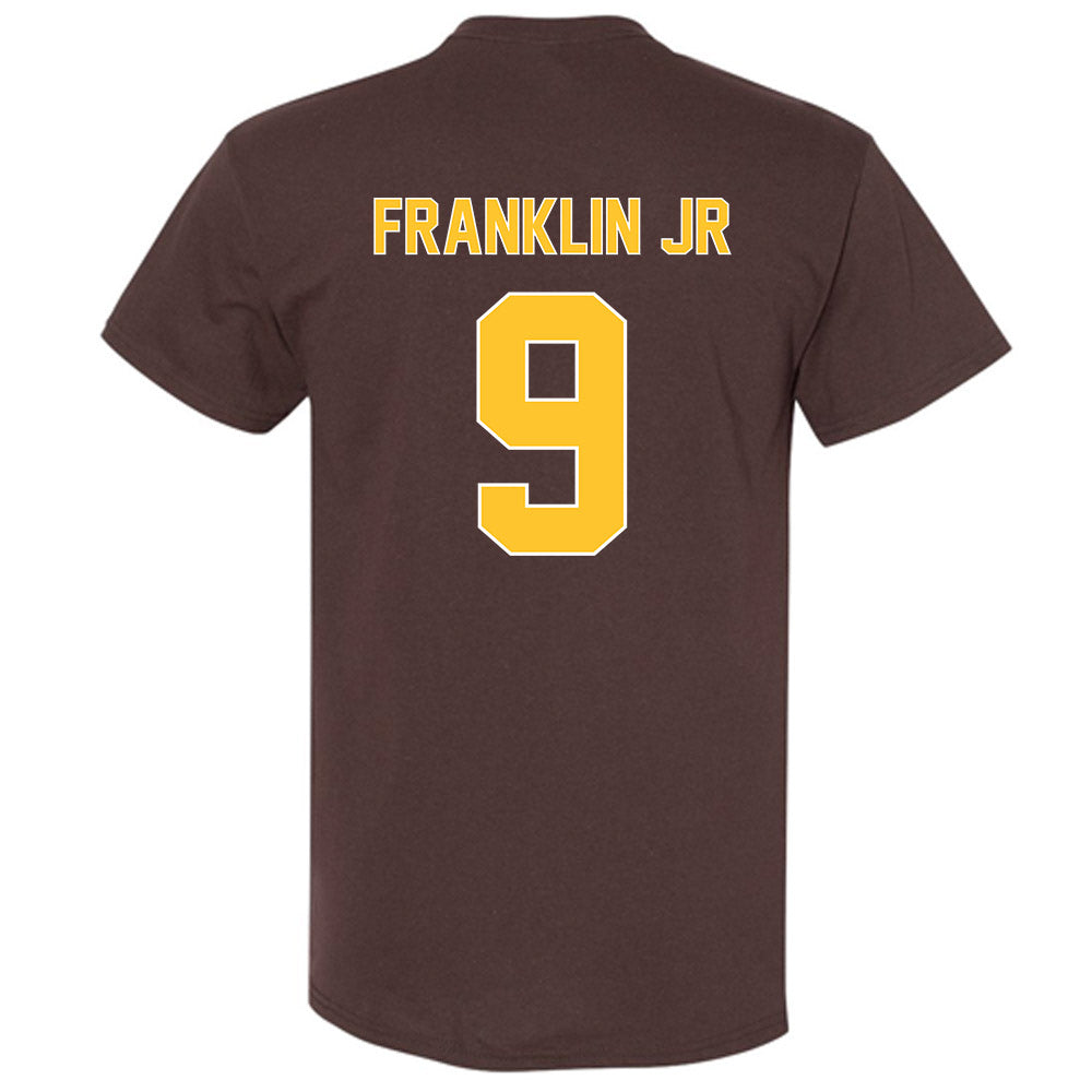 Wyoming - NCAA Football : Travis Franklin Jr - Classic Shersey T-Shirt-1
