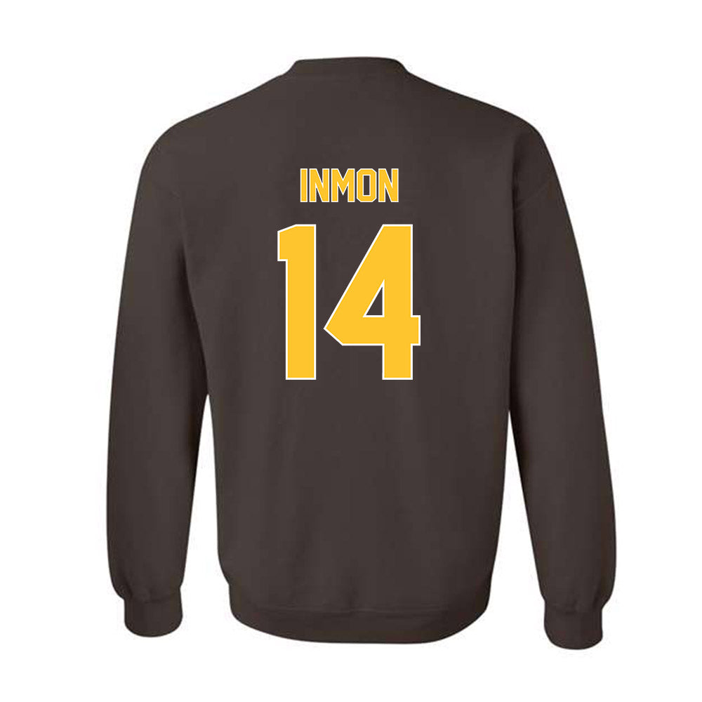 Wyoming - NCAA Football : Bj Inmon - Classic Shersey Crewneck Sweatshirt-1
