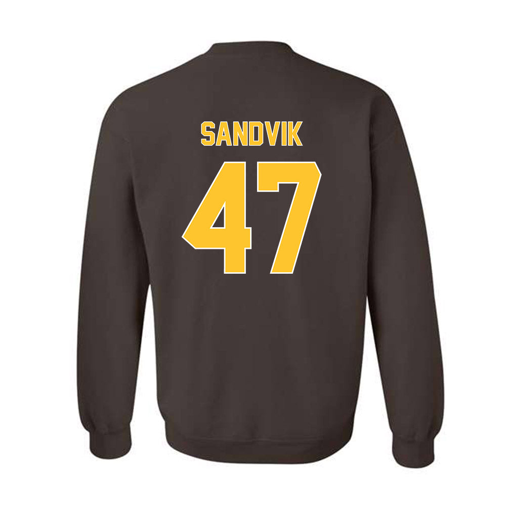Wyoming - NCAA Football : Erik Sandvik - Crewneck Sweatshirt