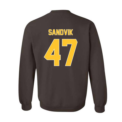Wyoming - NCAA Football : Erik Sandvik - Crewneck Sweatshirt