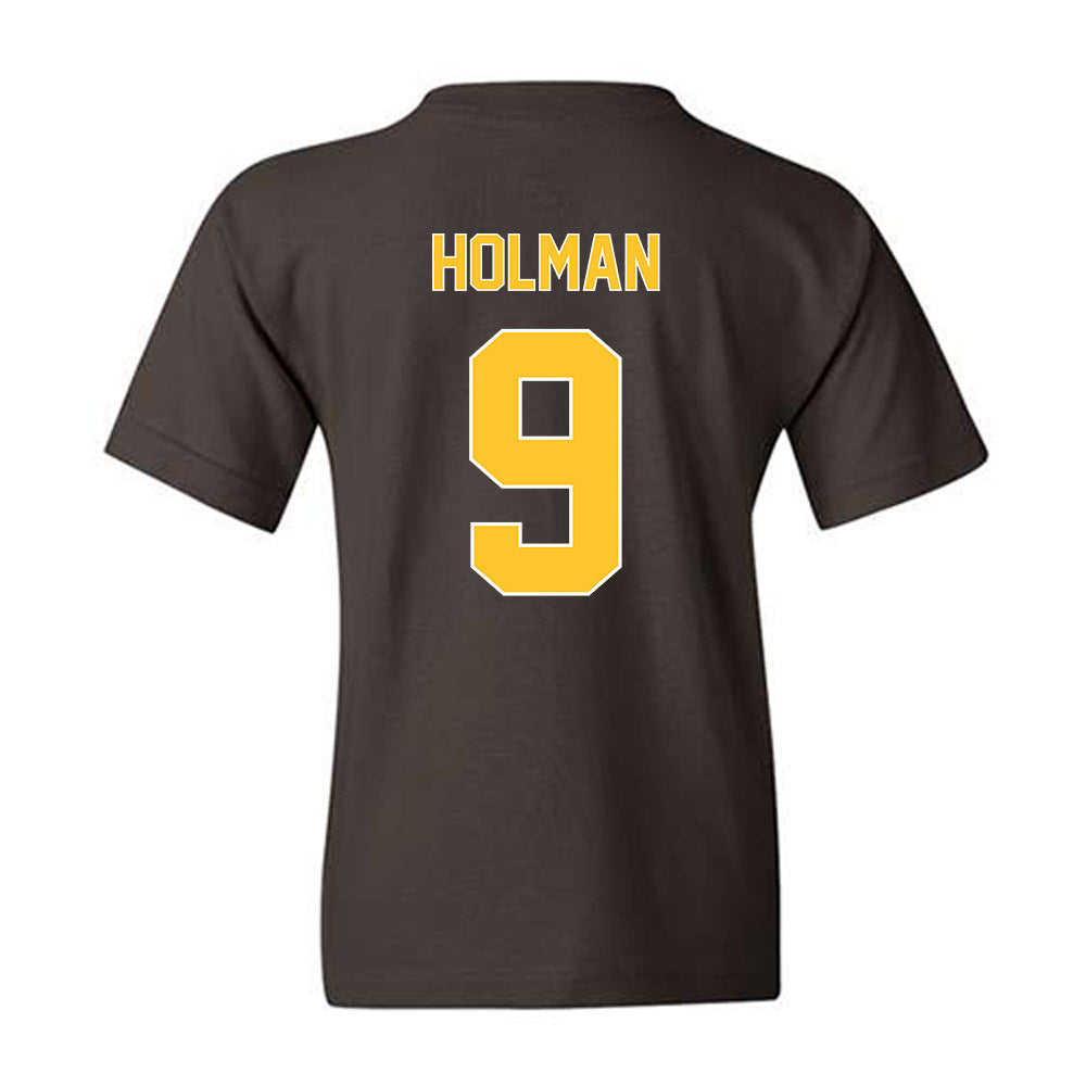 Wyoming - NCAA Football : Jackson Holman - Classic Shersey Youth T-Shirt-1