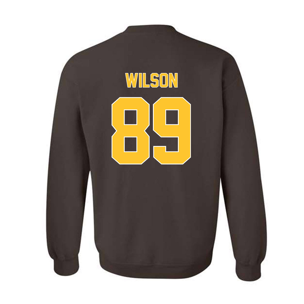 Wyoming - NCAA Football : Jacob Wilson - Classic Shersey Crewneck Sweatshirt-1