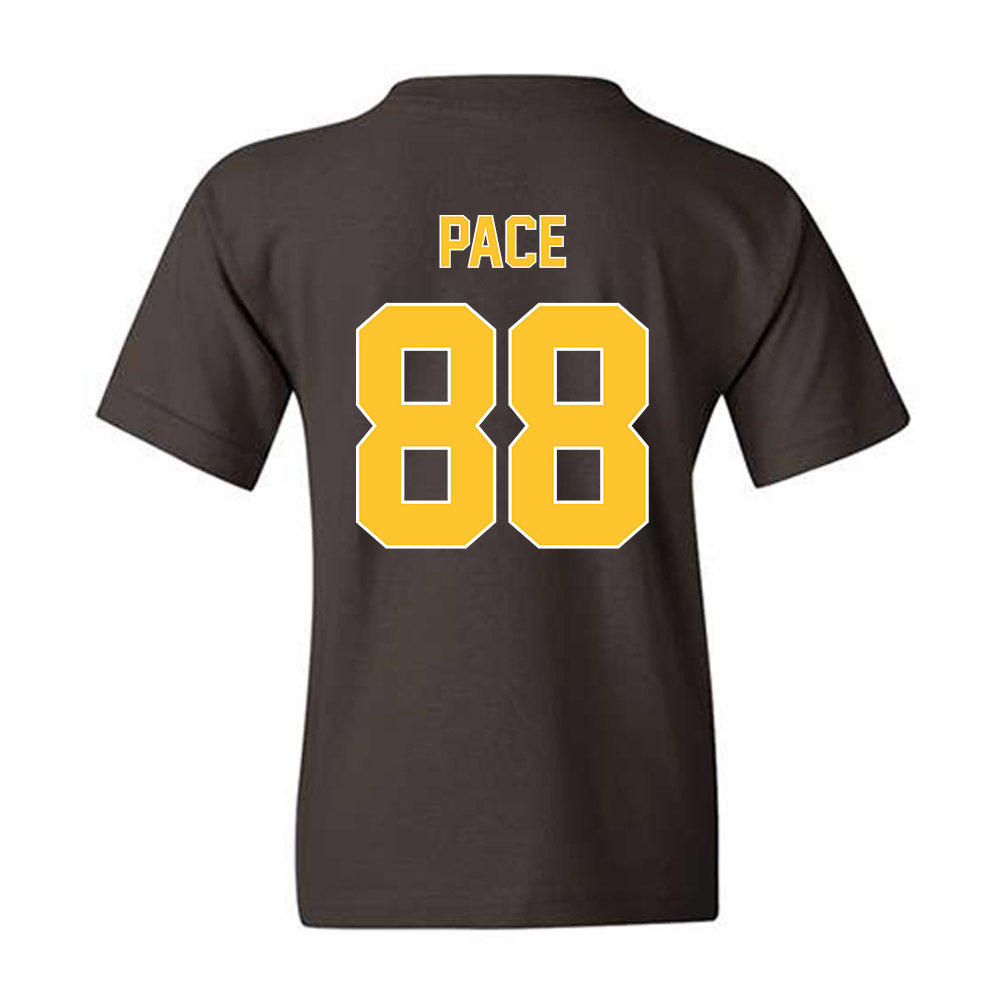 Wyoming - NCAA Football : Landon Pace - Classic Shersey Youth T-Shirt-1