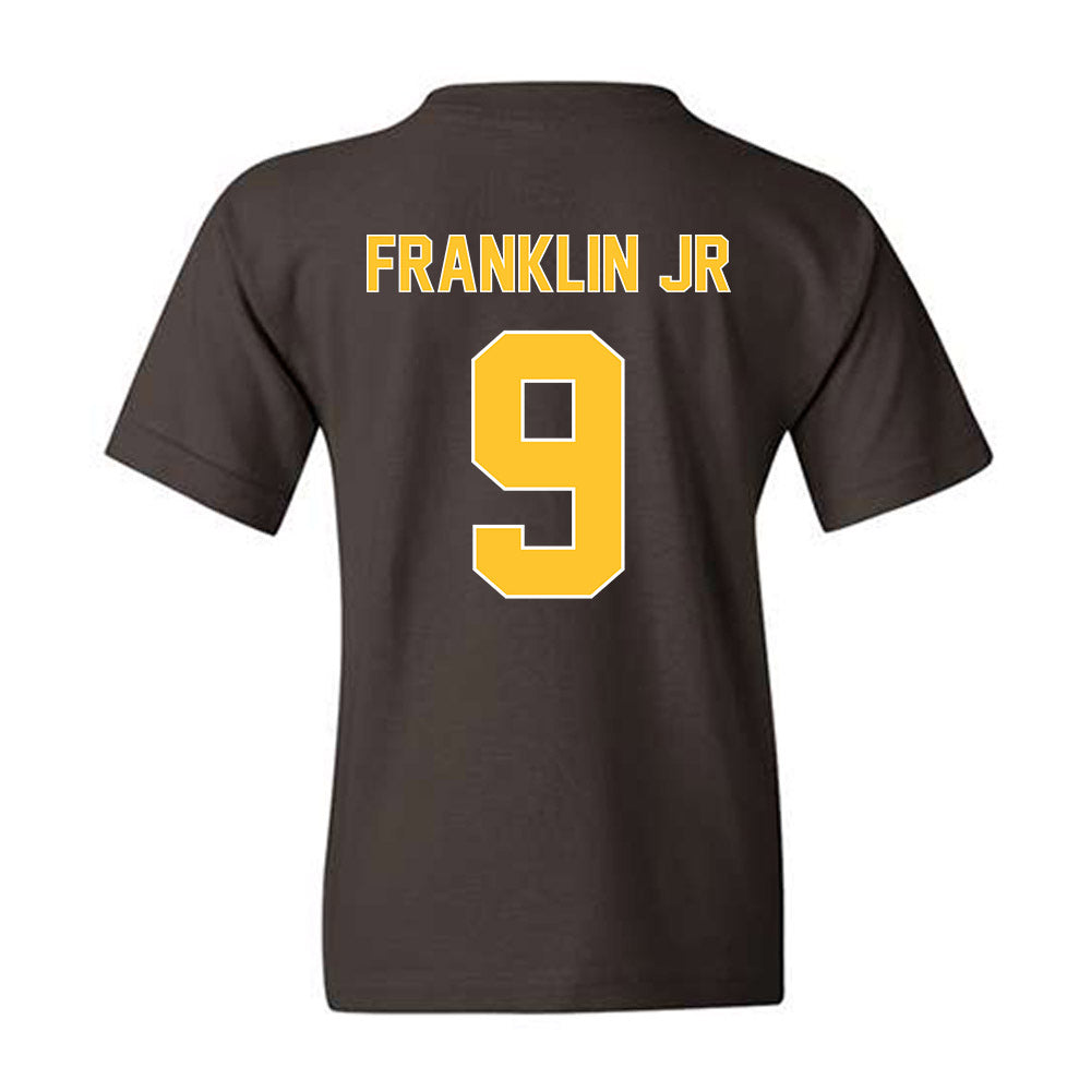 Wyoming - NCAA Football : Travis Franklin Jr - Classic Shersey Youth T-Shirt-1