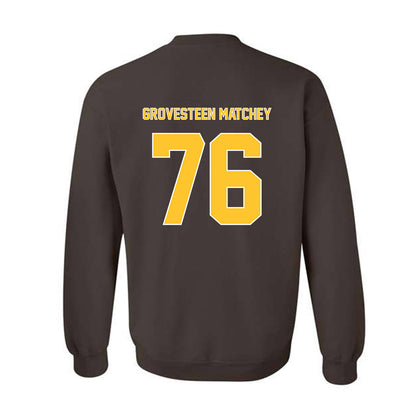 Wyoming - NCAA Football : Quinn Grovesteen Matchey - Crewneck Sweatshirt