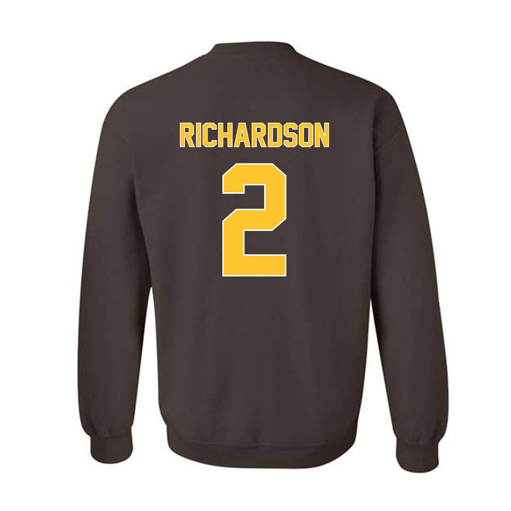 Wyoming - NCAA Football : Eric Richardson - Classic Shersey Crewneck Sweatshirt-1