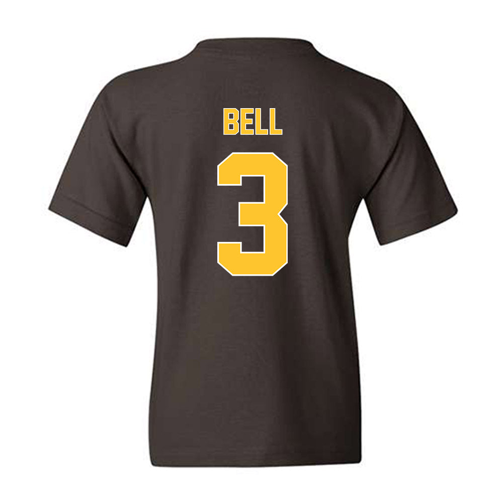 Wyoming - NCAA Football : Ian Bell - Classic Shersey Youth T-Shirt-1