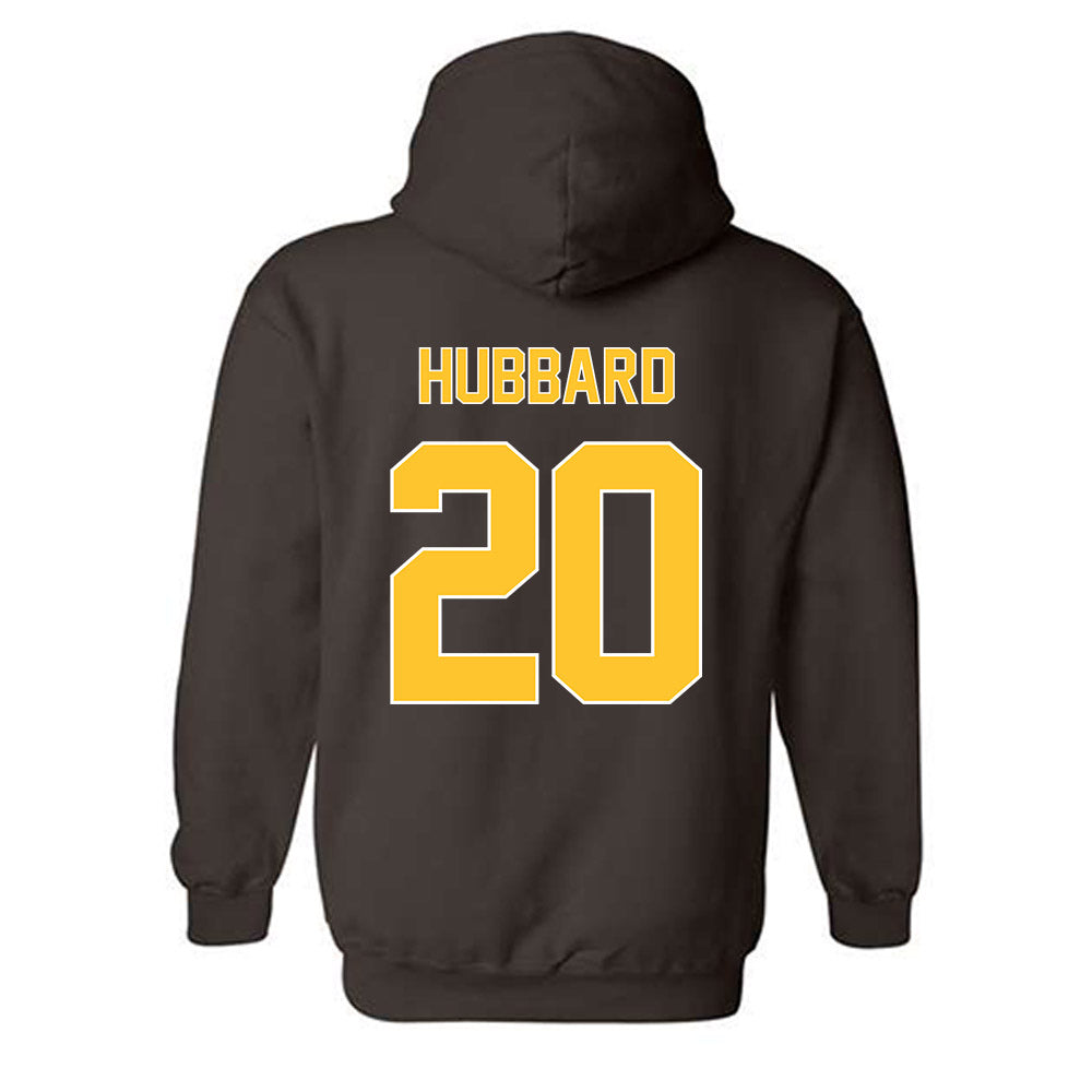 Wyoming - NCAA Football : Diore Hubbard - Classic Shersey Hooded Sweatshirt-1
