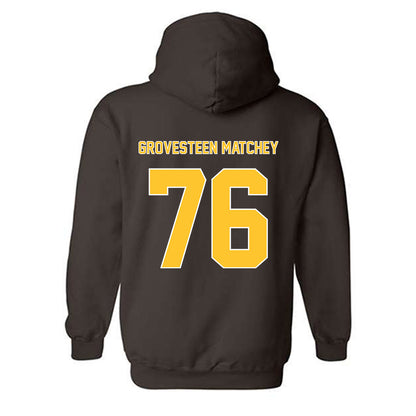 Wyoming - NCAA Football : Quinn Grovesteen Matchey - Hooded Sweatshirt