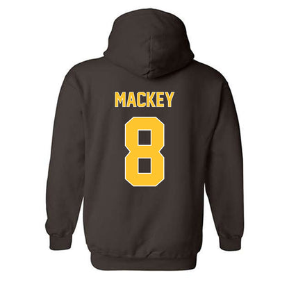 Wyoming - NCAA Football : Logan Mackey - Classic Shersey Hooded Sweatshirt-1