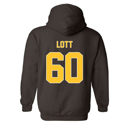 Wyoming - NCAA Football : Grant Lott - Classic Shersey Hooded Sweatshirt-1