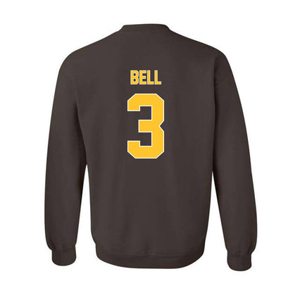 Wyoming - NCAA Football : Ian Bell - Classic Shersey Crewneck Sweatshirt-1