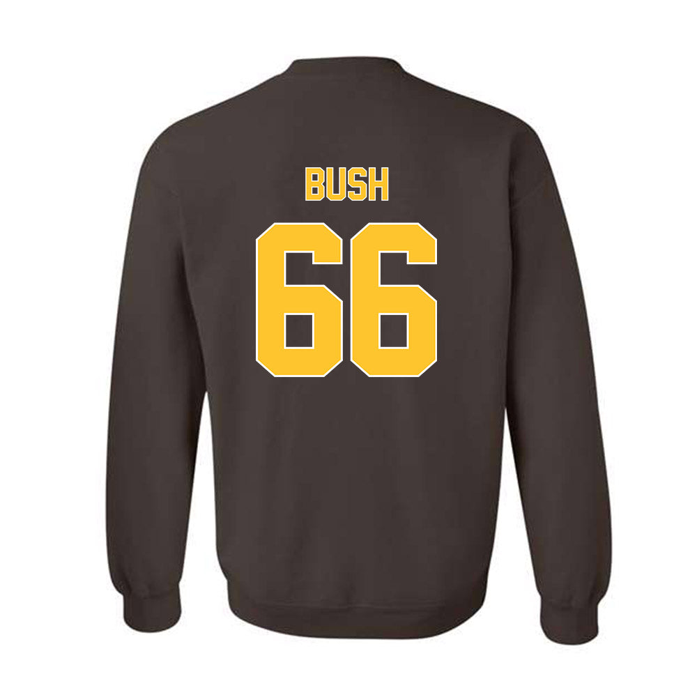 Wyoming - NCAA Football : Johnathan Bush - Classic Shersey Crewneck Sweatshirt-1