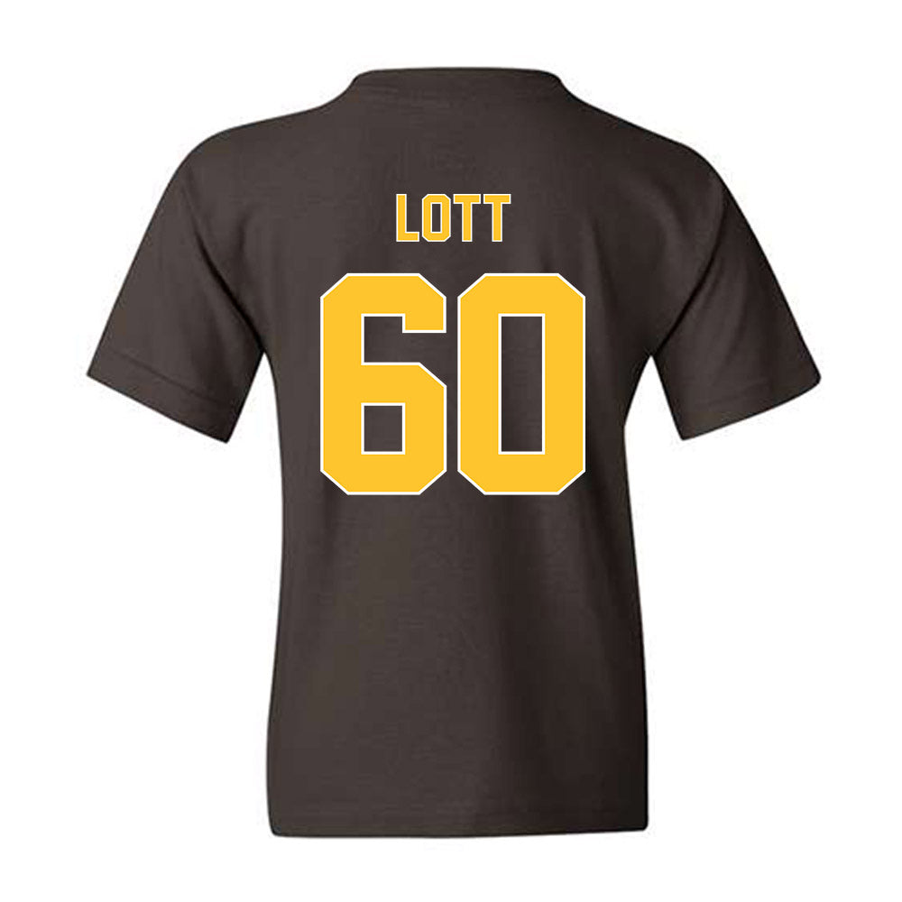 Wyoming - NCAA Football : Grant Lott - Classic Shersey Youth T-Shirt-1