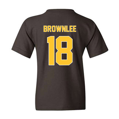 Wyoming - NCAA Football : Da'Marion Brownlee - Classic Shersey Youth T-Shirt-1