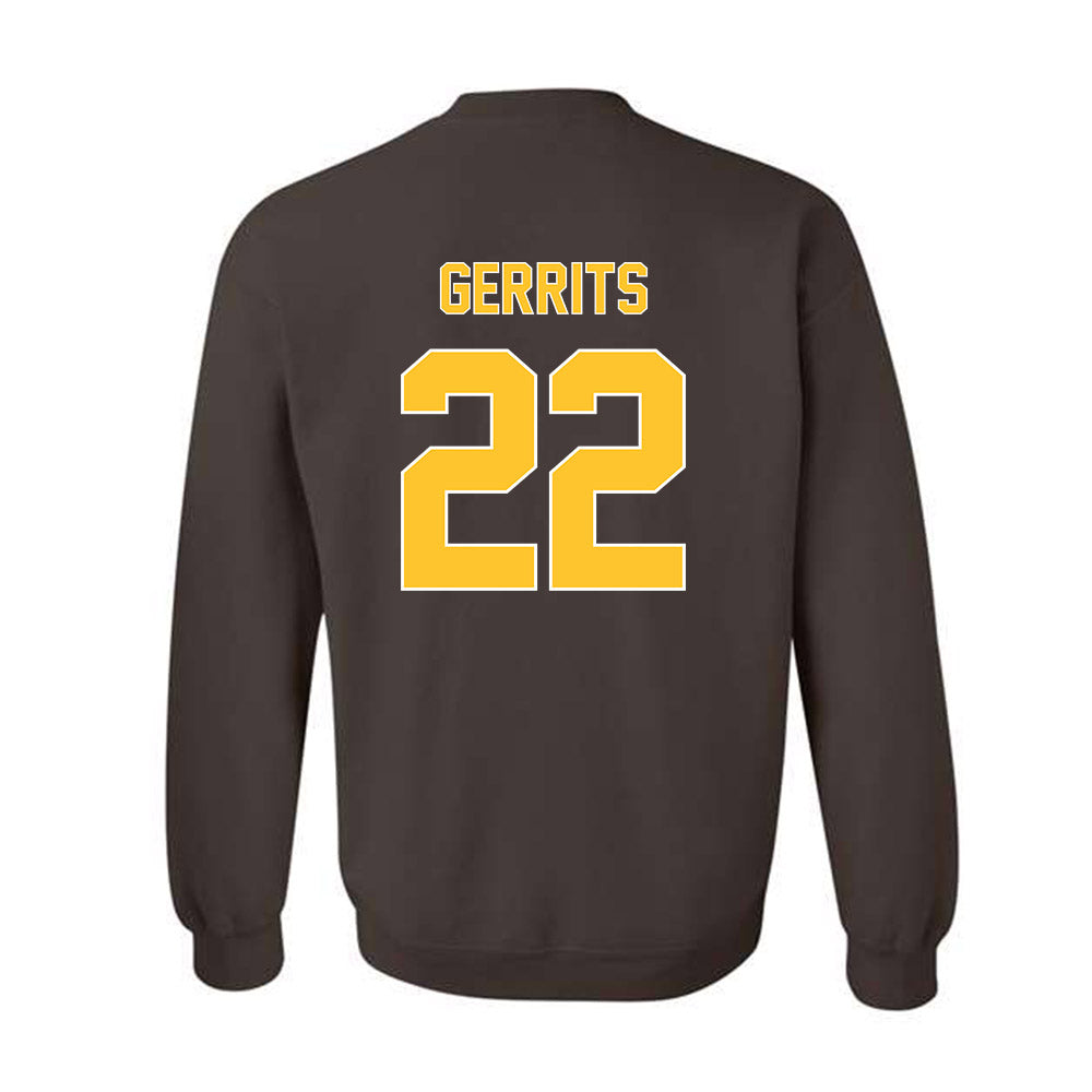 Wyoming - NCAA Men's Basketball : Parker Gerrits - Classic Shersey Crewneck Sweatshirt-1