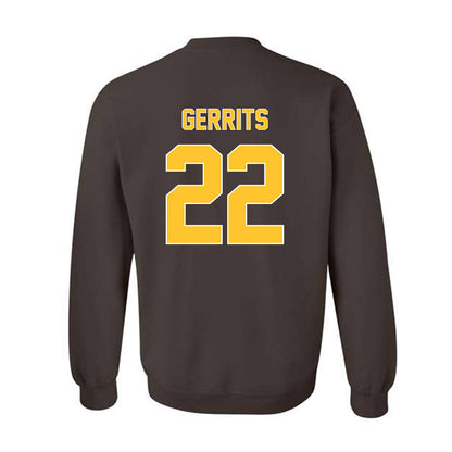 Wyoming - NCAA Men's Basketball : Parker Gerrits - Classic Shersey Crewneck Sweatshirt-1