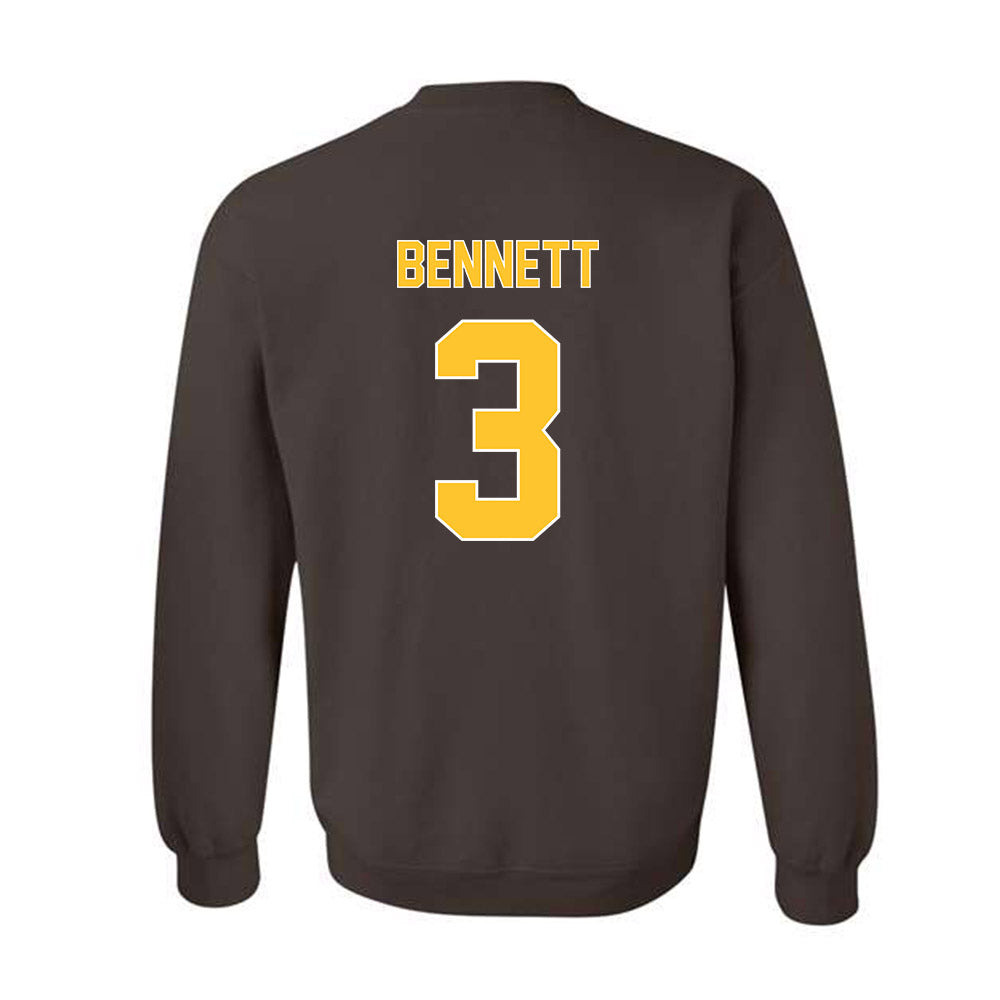 Wyoming - NCAA Men's Basketball : Khaden Bennett - Classic Shersey Crewneck Sweatshirt-1
